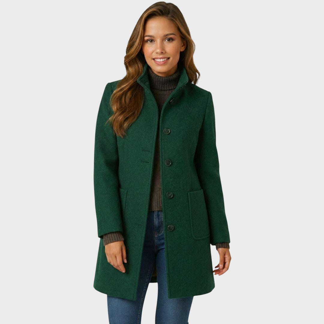 Jasmine | Elegante e Strutturato Cappotto Donna Classico con Bottoni 8