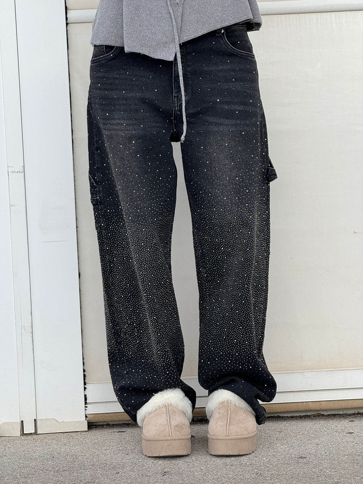 Jeans Baggy Donna | Effetto Paint Urban &amp; Vestibilità Comoda