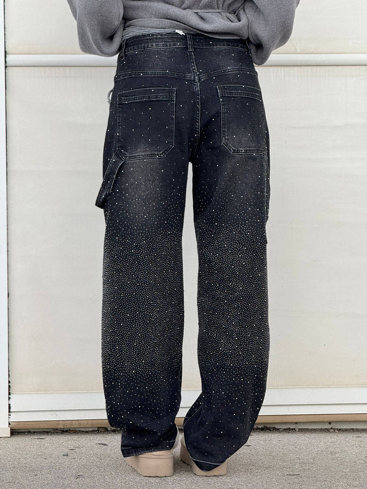 Jeans Baggy Donna | Effetto Paint Urban &amp; Vestibilità Comoda