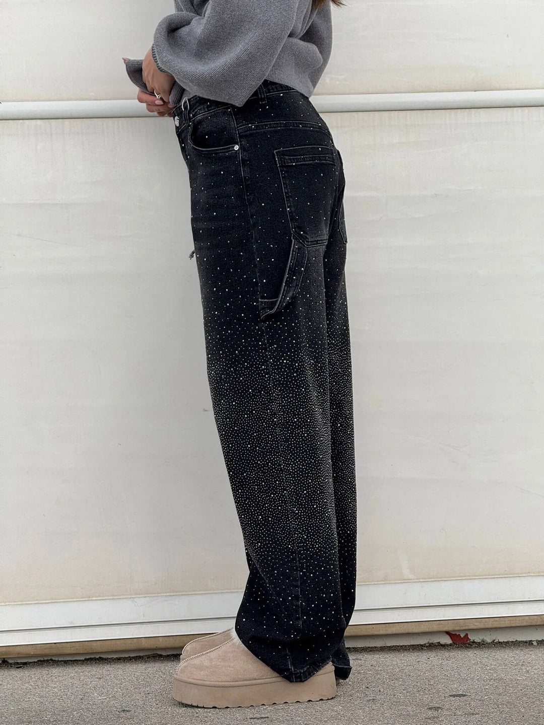 Jeans Baggy Donna | Effetto Paint Urban &amp; Vestibilità Comoda