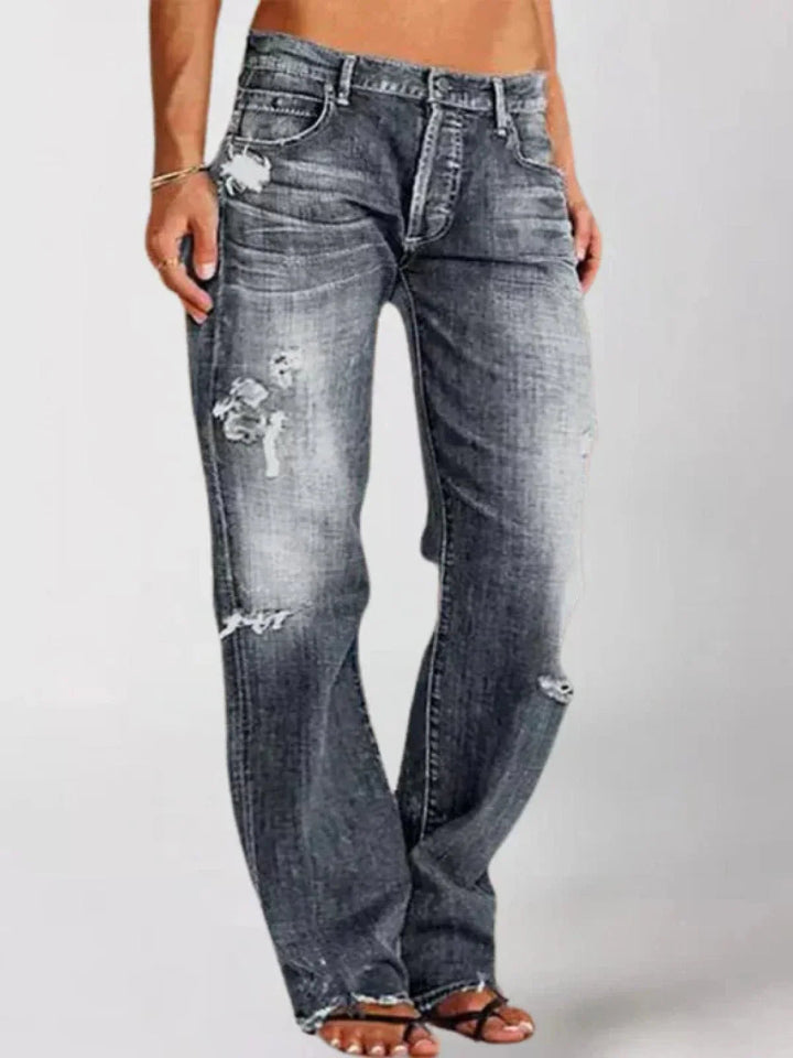 Jeans Eleganti a Vita Bassa Donna | Taglio slancia-gambe & Look raffinato everyday