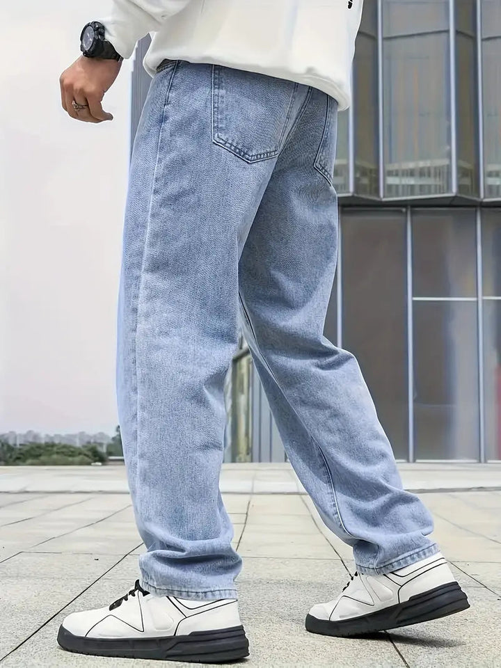 Jeans Uomo | Gamba Dritta & Lavaggio Leggero