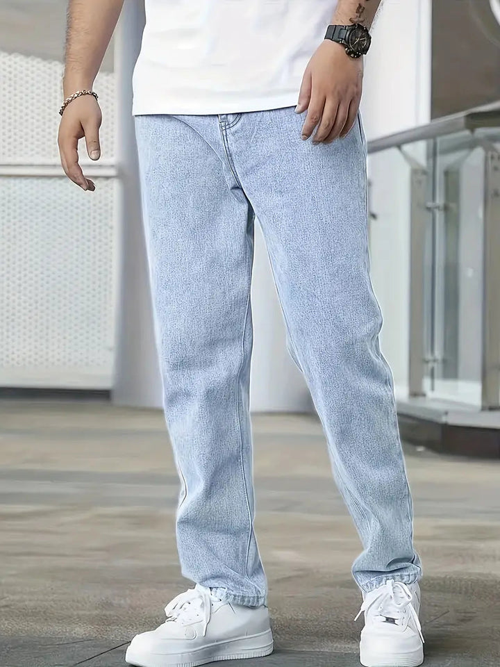 Jeans Uomo | Gamba Dritta & Lavaggio Leggero
