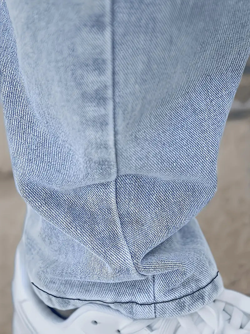 Jeans Uomo | Gamba Dritta & Lavaggio Leggero