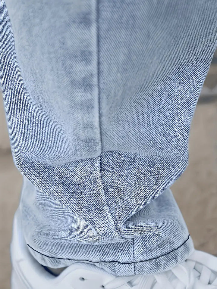Jeans Uomo | Gamba Dritta & Lavaggio Leggero