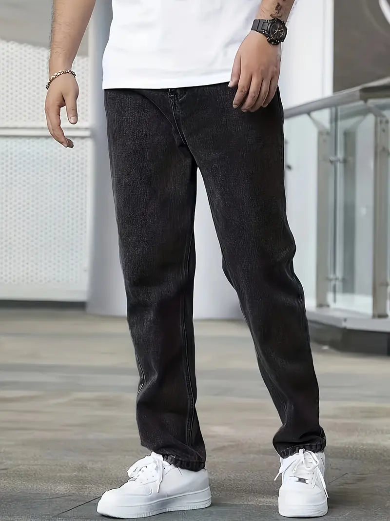 Jeans Uomo | Gamba Dritta & Lavaggio Leggero