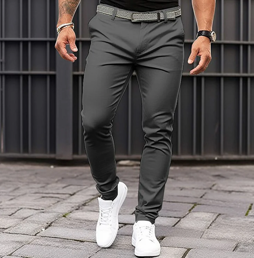 Pantaloni Uomo Sartoriali Leggeri Vestibilità Classica - Vesarelli