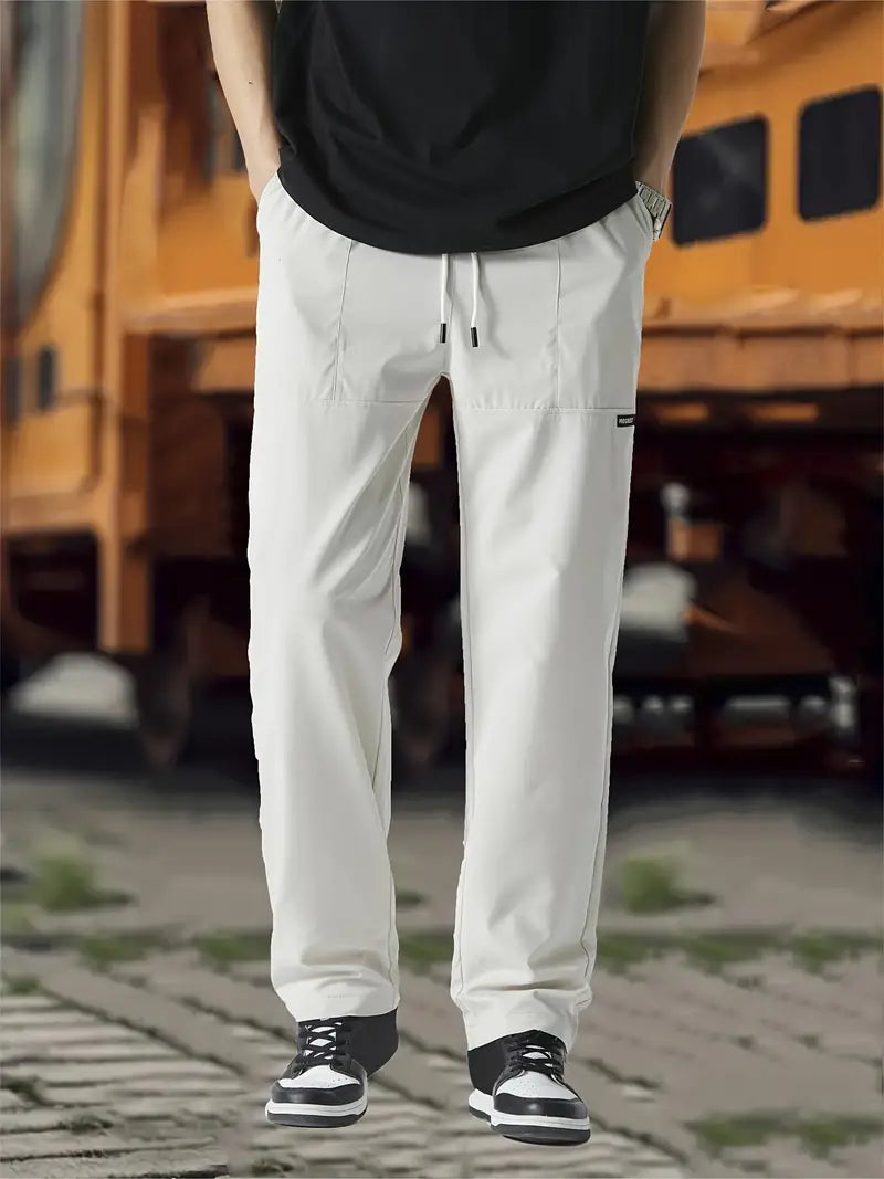 Pantaloni Jogger Uomo Tessuto Morbido Vestibilità Comoda - Vesarelli