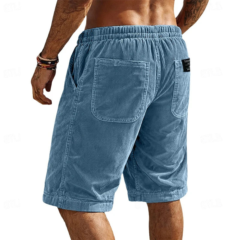 Jovial | Eleganti Pantaloncini Uomo in Velluto a Coste, Comfort e Stile Casual 7