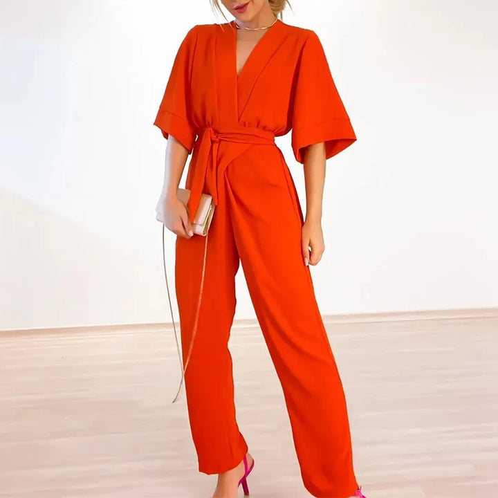 Tuta Donna Sartoriale Sottile Scollo a V