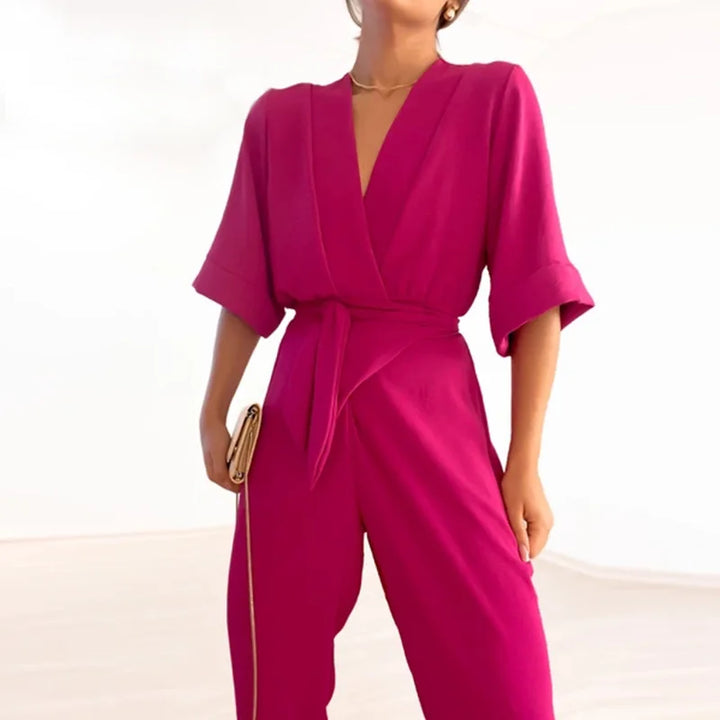 Tuta Donna Sartoriale Sottile Scollo a V