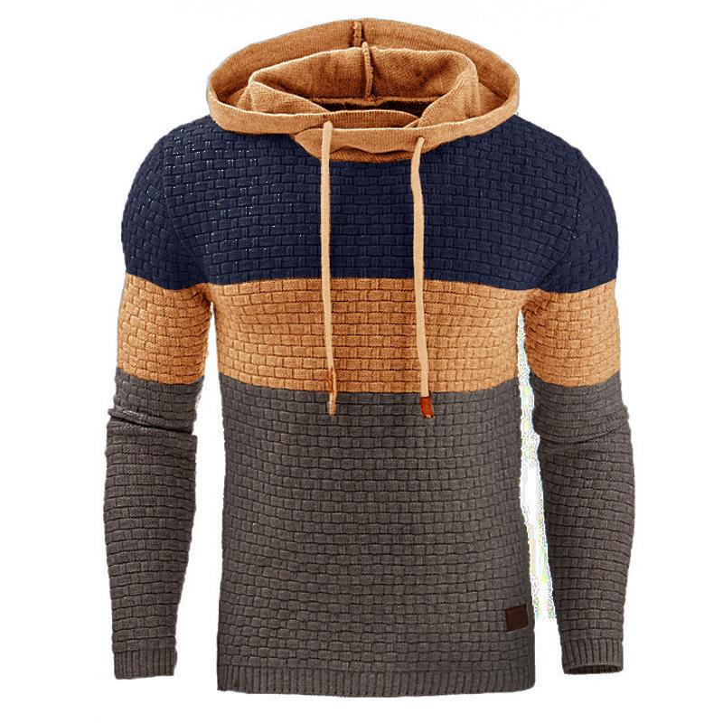 Felpa Uomo con Cappuccio Materiale Caldo Vestibilità Comoda - Vesarelli