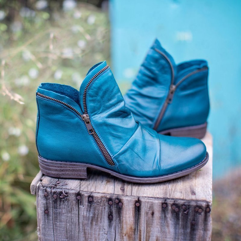 Stivaletti Donna Vintage Autunnali con Cerniera - Vesarelli