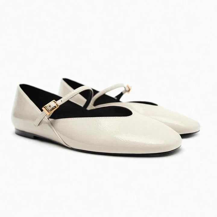 Ballerine Donna Vernice Comode Classiche - Vesarelli