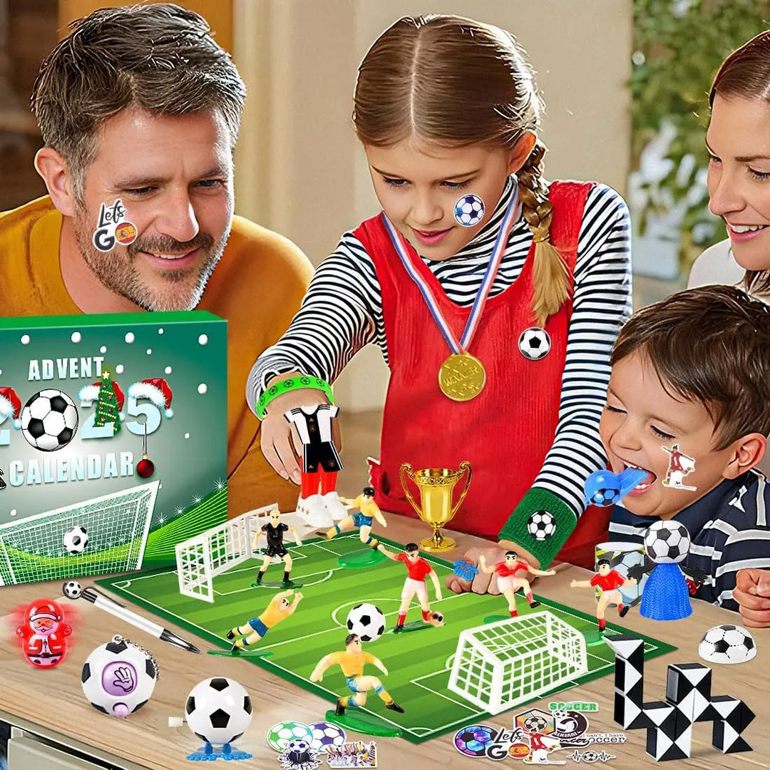 KickOffJoy | Calendario dell'Avvento calcistico divertente per bambini, edizione 2025 3