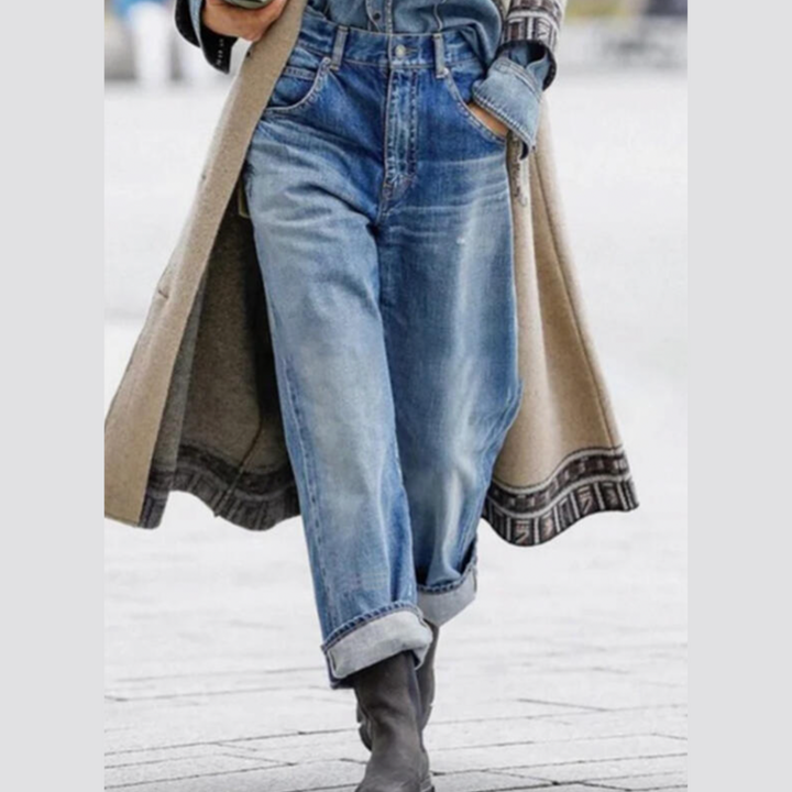 Pantaloni Donna in Denim Elegante Vestibilità Slim - Vesarelli