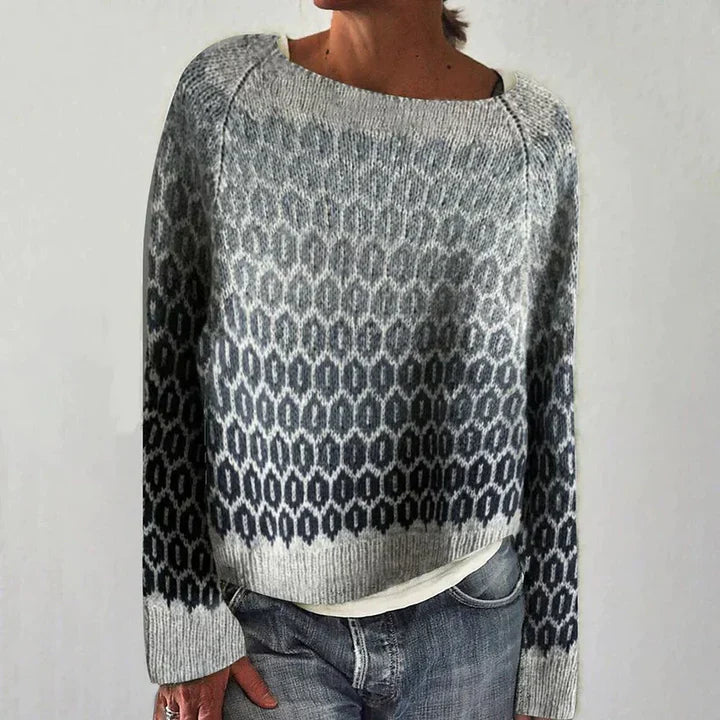 Maglione Donna in Maglia Morbida Motivo Strutturato - Vesarelli