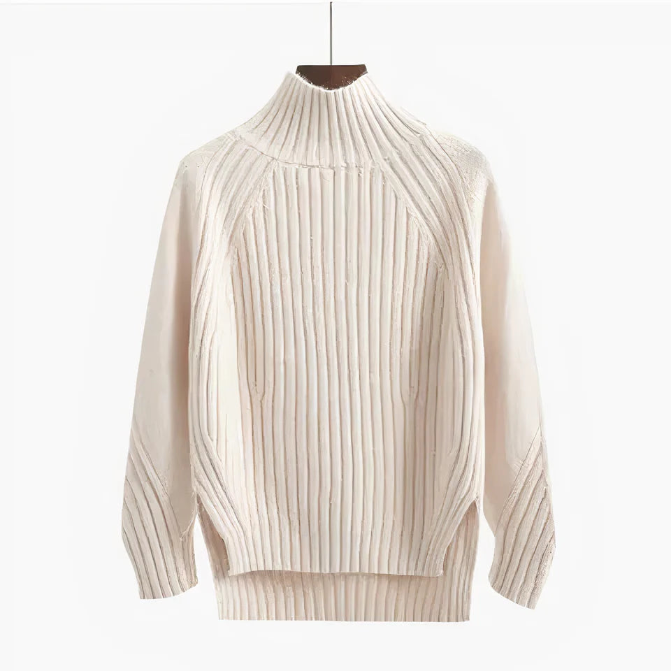Maglione Donna Dolcevita Lana Morbido Caldo