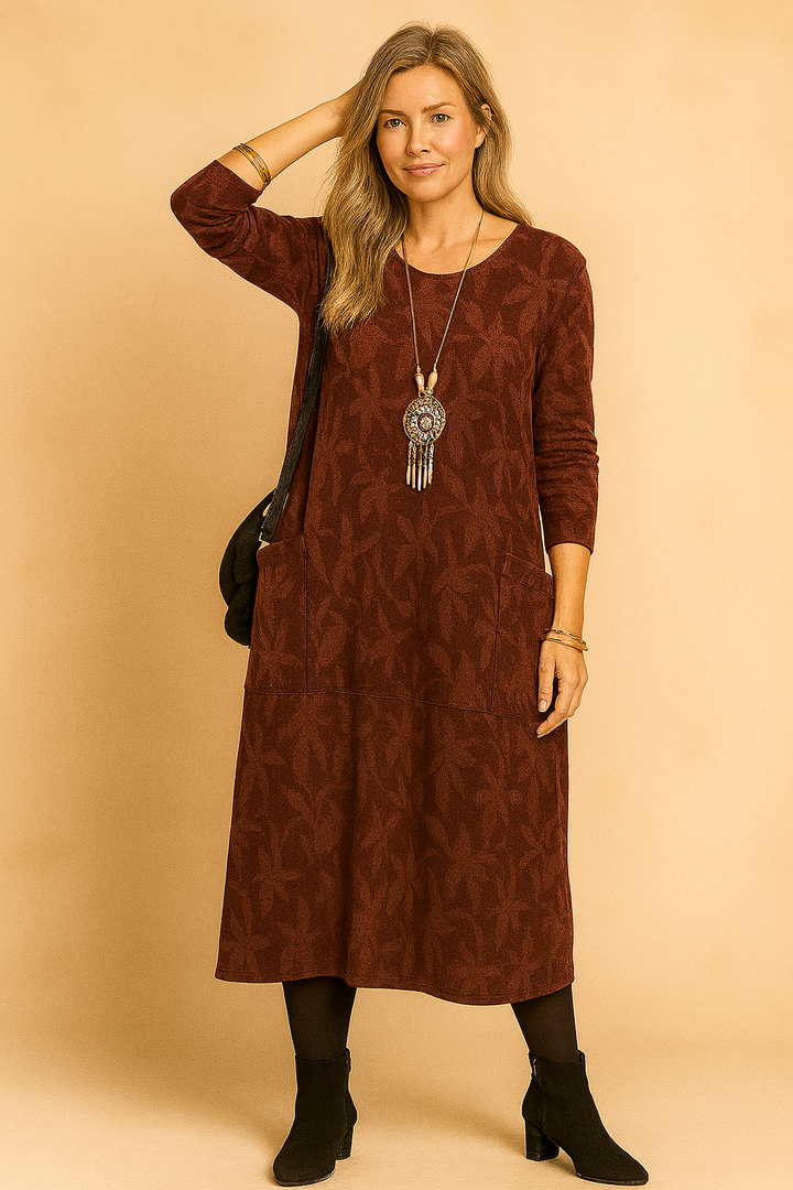 LEAH | Elegante abito invernale con tasche 3
