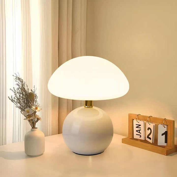 Lampada da Tavolo LED in Ceramica Design Moderno - Vesarelli