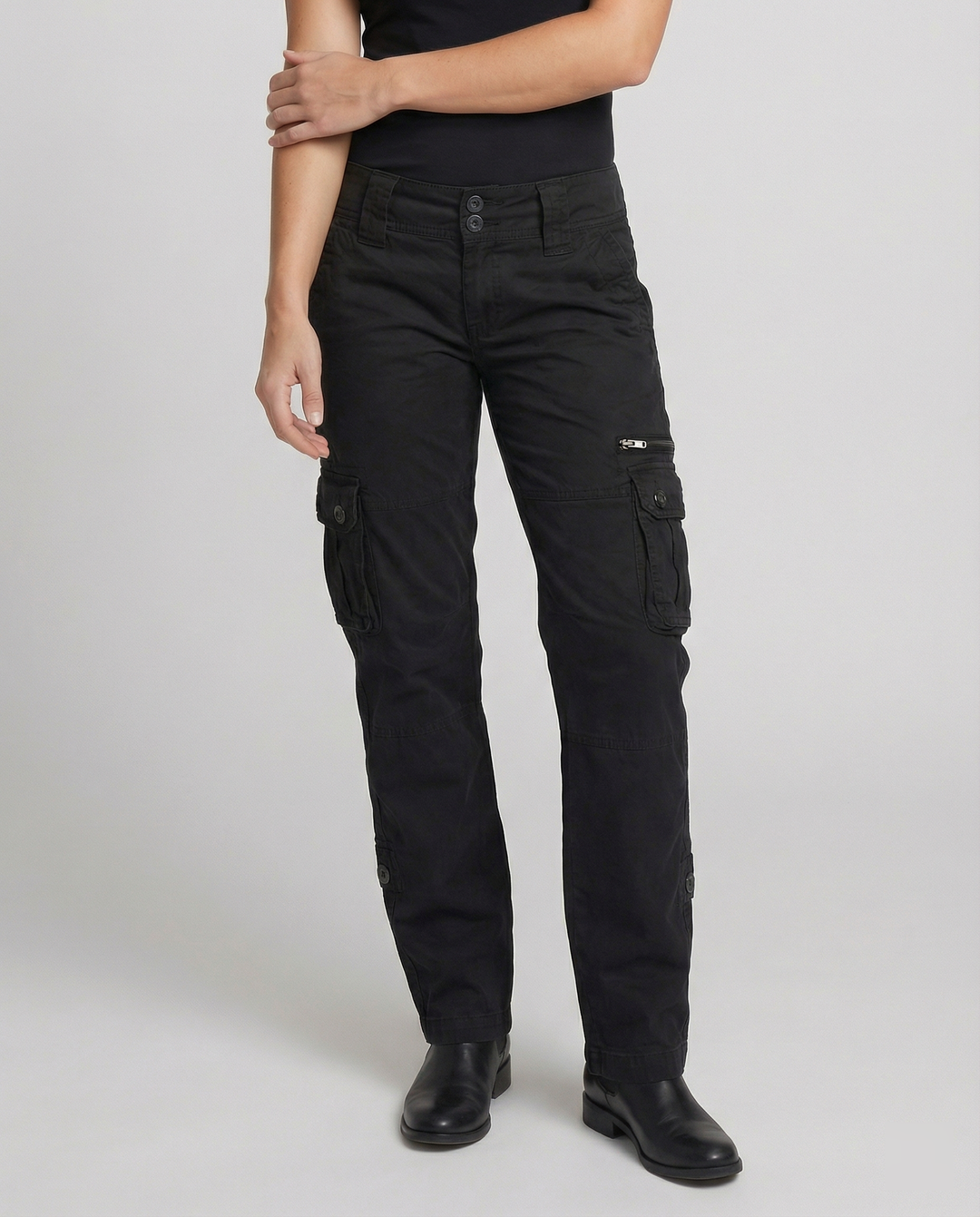 Pantaloni Cargo Uomo Tessuto Tecnico Vestibilità Regular - Vesarelli