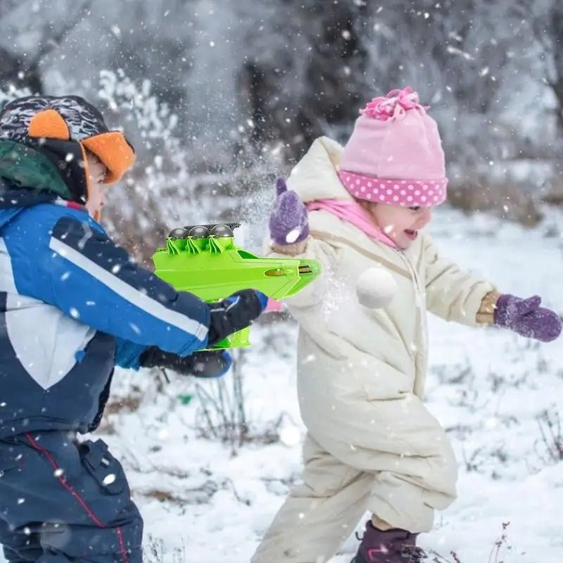 Lanciatore di palle di neve - Fionda Giocattoli per il lancio di palle di neve per bambini e adulti 2