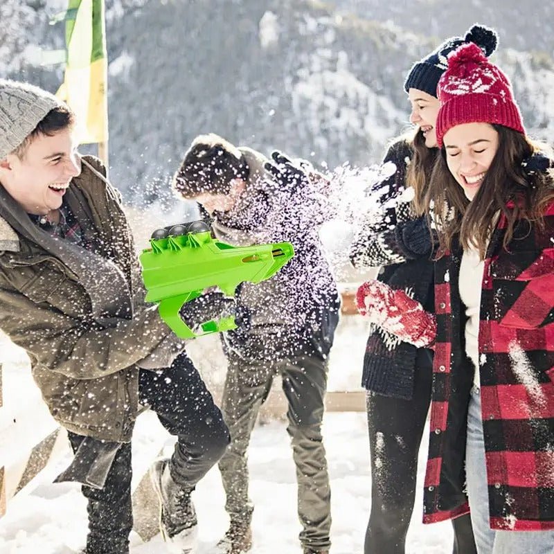 Lanciatore di palle di neve - Fionda Giocattoli per il lancio di palle di neve per bambini e adulti 3