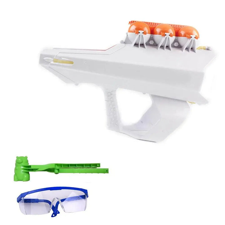 Lanciatore di palle di neve - Fionda Giocattoli per il lancio di palle di neve per bambini e adulti 7