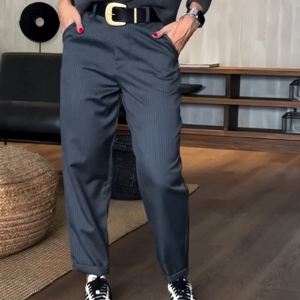 Pantaloni Donna Vita Alta Eleganti Classici - Vesarelli