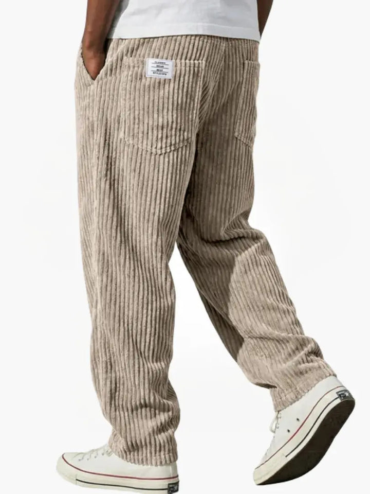 Laurent | Eleganti Pantaloni da Uomo in Velluto a Coste Casual 3