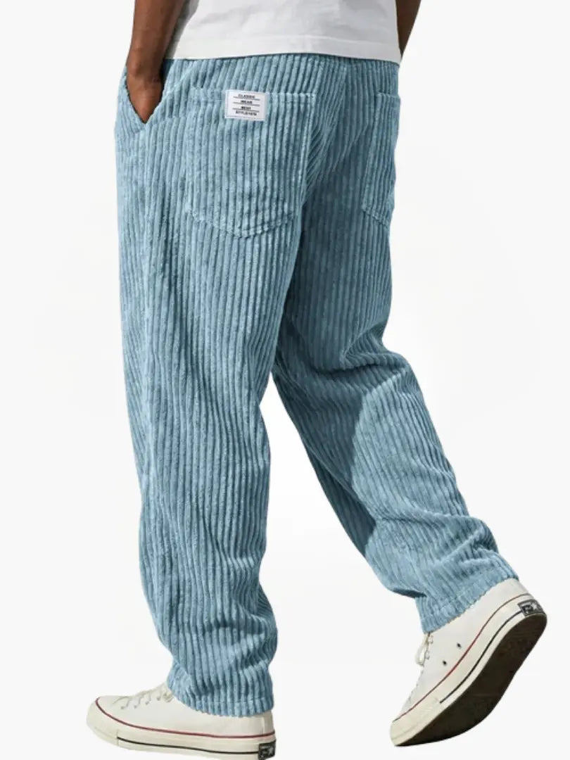 Laurent | Eleganti Pantaloni da Uomo in Velluto a Coste Casual 4
