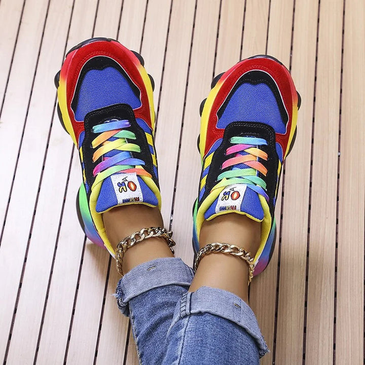 Sneakers Donna Sportive Tessuto Traspirante Casual - Vesarelli