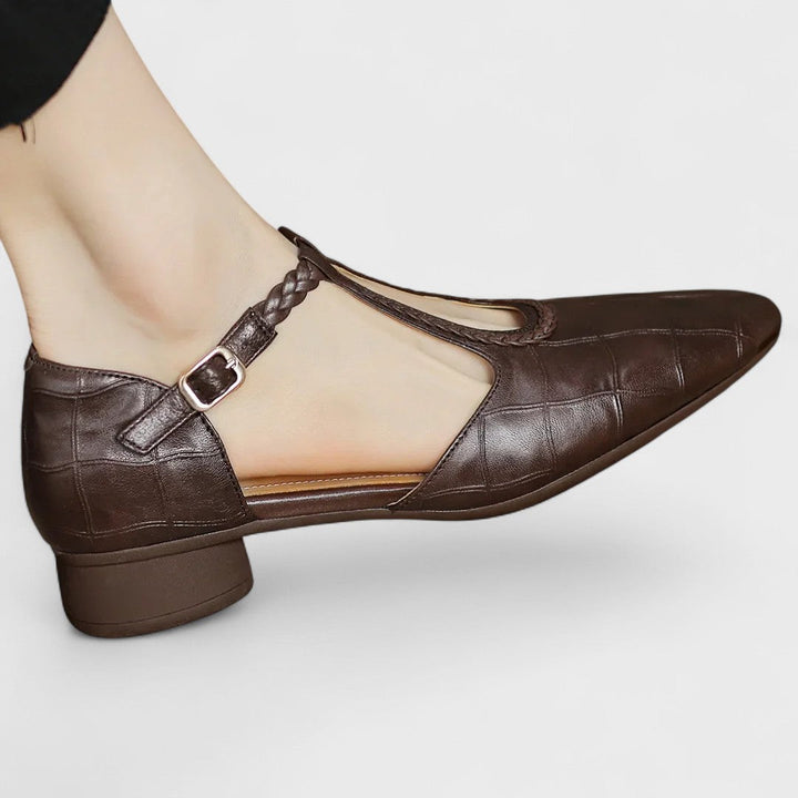 Lena | Comfortevoli Scarpe Ortopediche Donna Mary Jane in Pelle 2