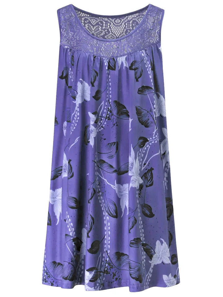 Lena | Elegante Maxi Abito Donna con Motivo Floreale per Cerimonia e Occasioni Speciali 10