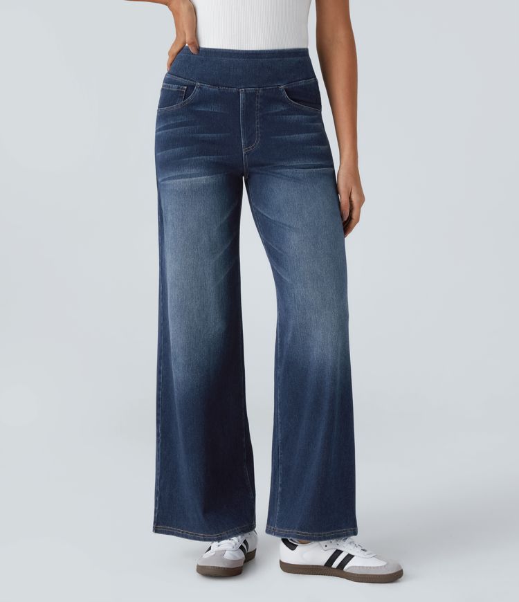 Jeans Uomo Elasticizzati Gamba Larga - Vesarelli