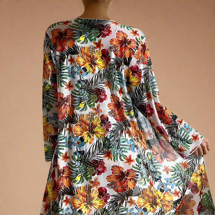 Leticia | Costume da bagno copricostume floreale 5