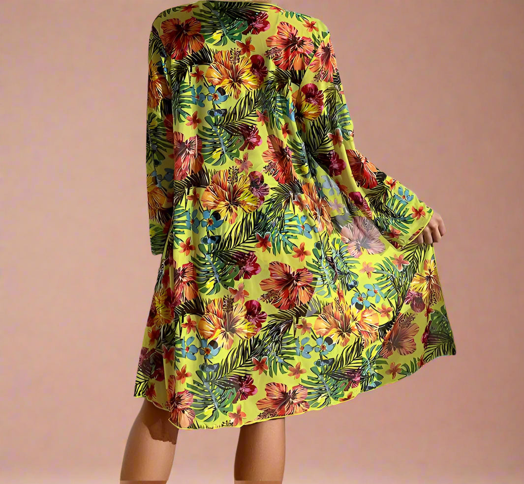 Leticia | Costume da bagno copricostume floreale 7
