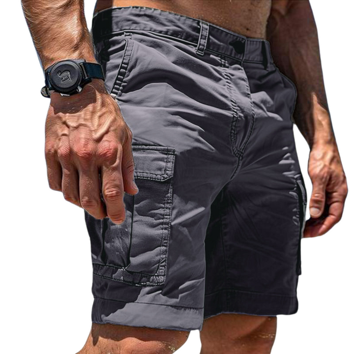 Pantaloncini Cargo Uomo Tessuto Resistente Taglio Moderno - Vesarelli