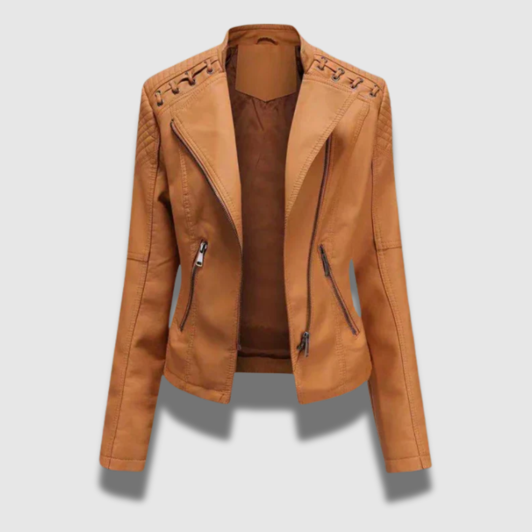 Giacca Donna in Pelle Slim Fit