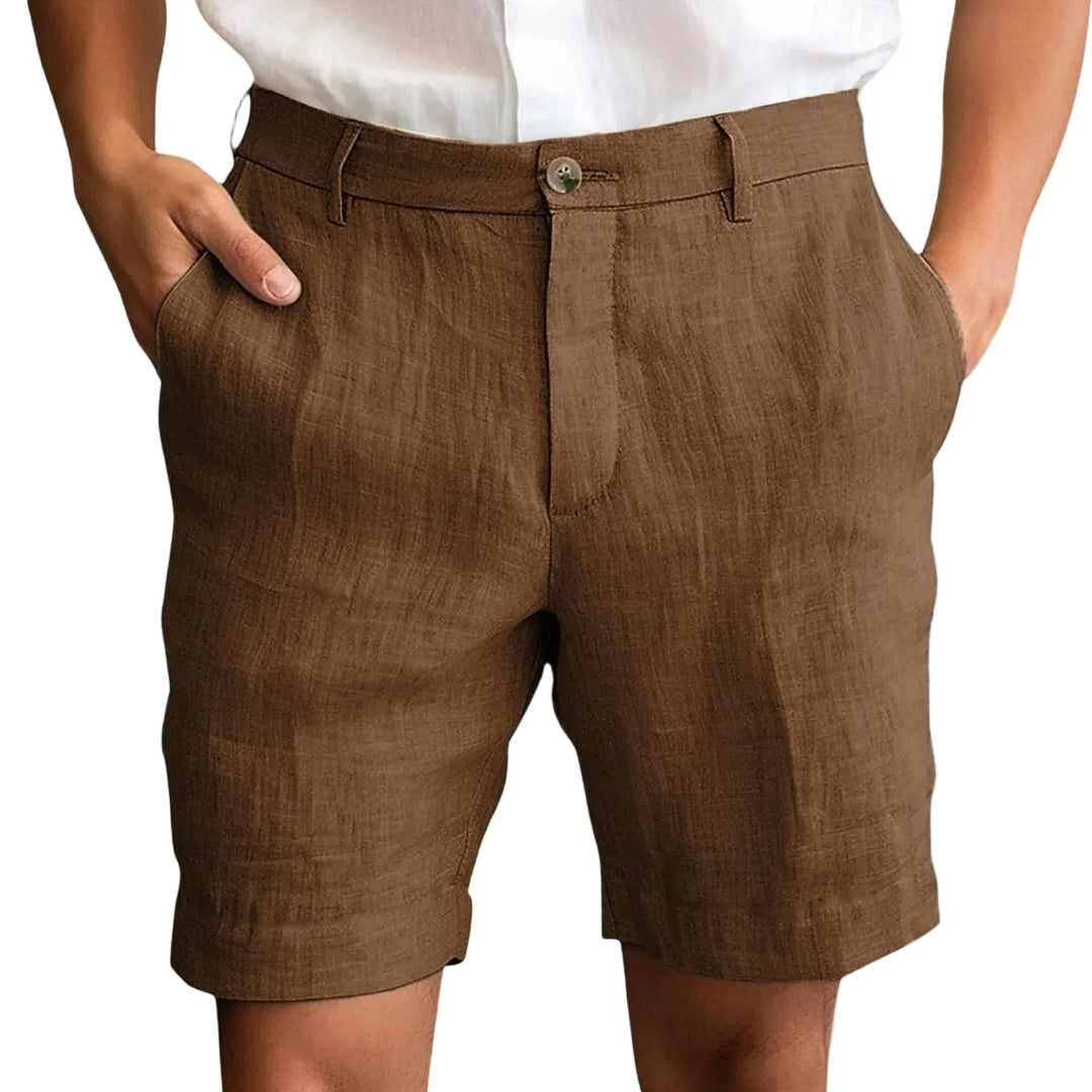 LinoVibe | Eleganti Pantaloncini Uomo in Lino Traspirante e Leggero 3