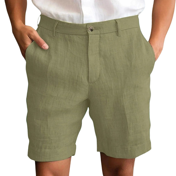 LinoVibe | Eleganti Pantaloncini Uomo in Lino Traspirante e Leggero 4