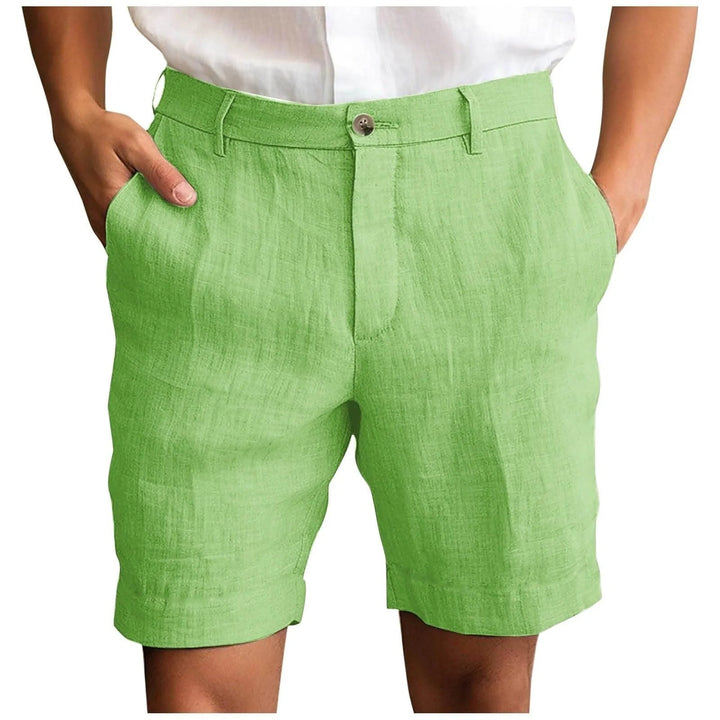 LinoVibe | Eleganti Pantaloncini Uomo in Lino Traspirante e Leggero 7