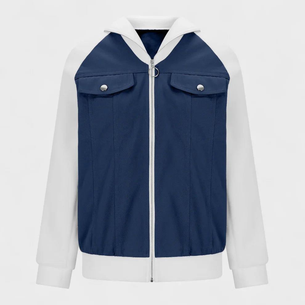 Liora | Giacca calda in denim sherpa da donna 1