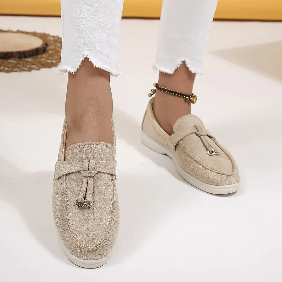 Loafers Donna Eleganti Leggeri Traspiranti in Tessuto Sintetico 7