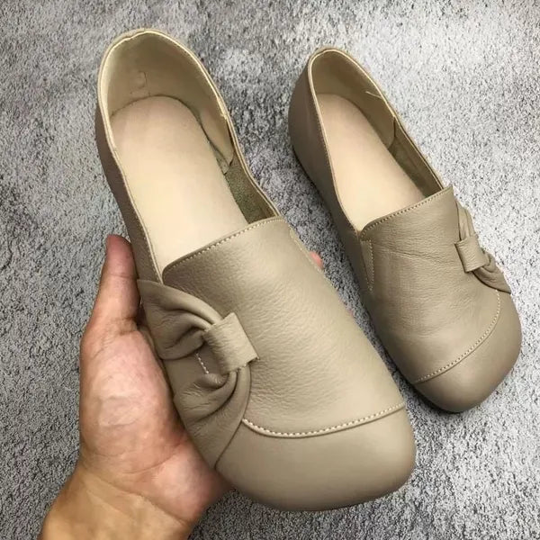 Lola | Mocassini Donna Pelle Ortopedici Slip On Nodo Torchon 3