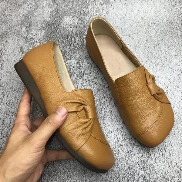 Lola | Mocassini Donna Pelle Ortopedici Slip On Nodo Torchon 6