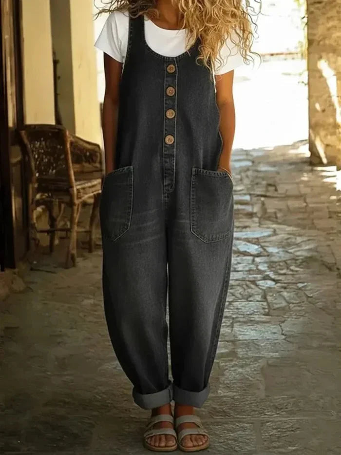 Lora | Comoda Salopette Donna Vintage Casual 2