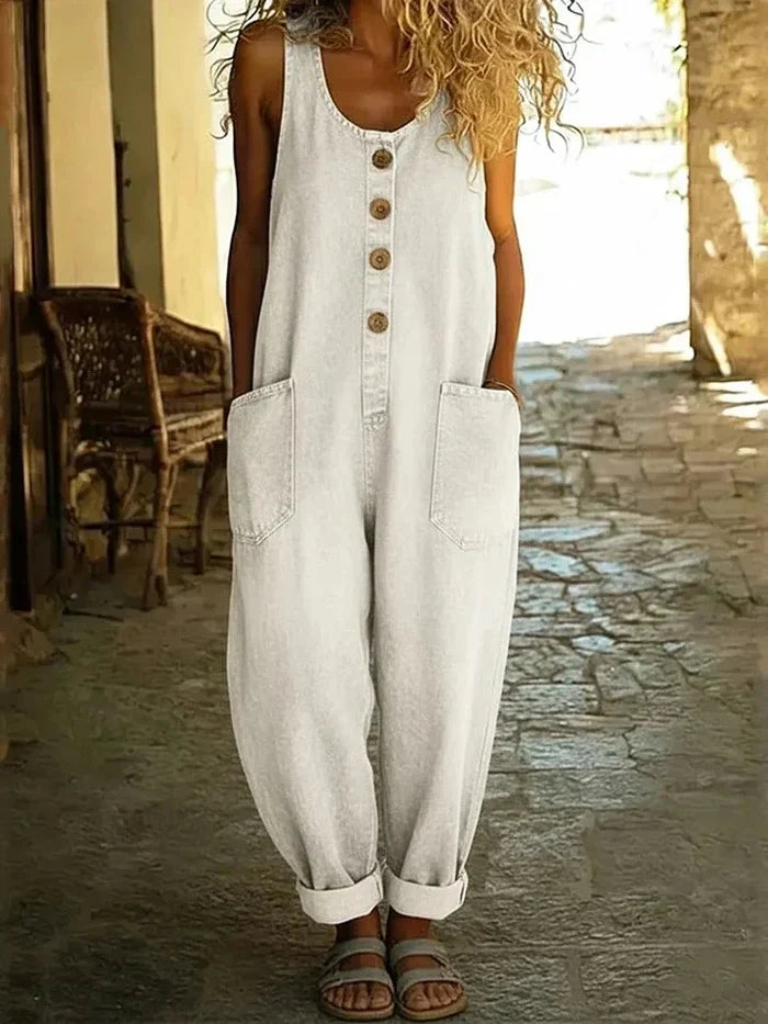Lora | Comoda Salopette Donna Vintage Casual 3