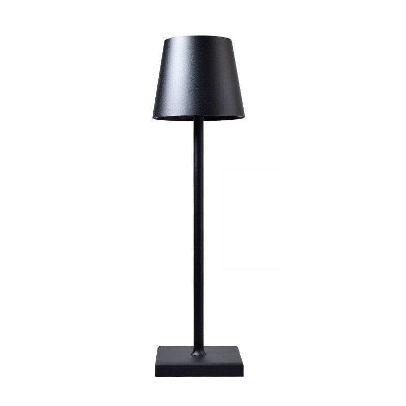Lampada da Tavolo Ricaricabile Metallo Senza Fili Design Compatto