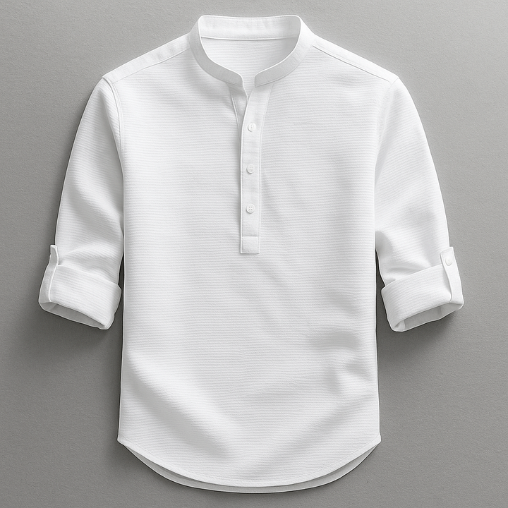 Luca | Elegante Camicia Uomo in Cotone Premium - Vestibilità Su Misura &amp; Comfort Assoluto 4